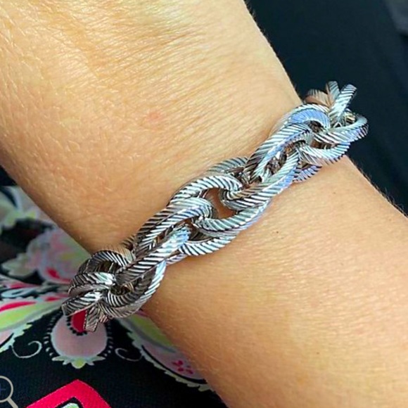 Judith Ripka Verona 925 Large Link Bracelet - Picture 3 of 9